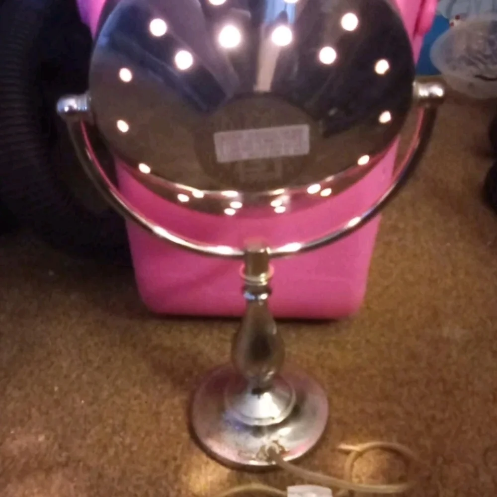 Vintage Portable Luminare Lighted Makeup Mirror